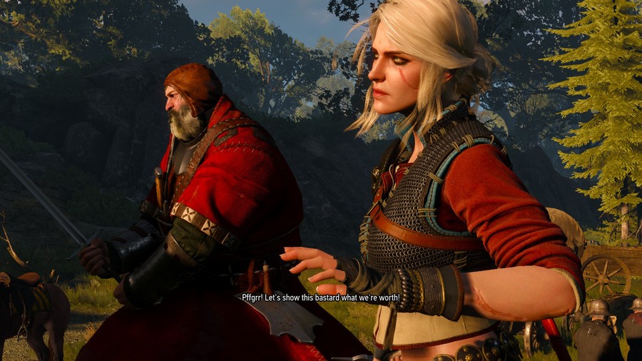 The Bloody Baron Alongside Ciri